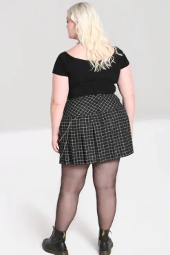 Hell Bunny Tate Mini Skirt Black Sale