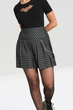 Hell Bunny Tate Mini Skirt Black Sale