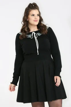 Hell Bunny Tatiana Jumper Black Sale