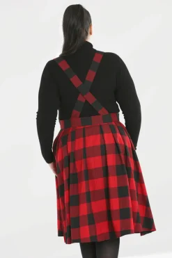Hell Bunny Teen Spirit Pinafore Skirt Clearance