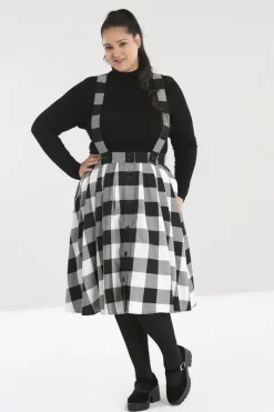 Hell Bunny Teen Spirit Pinafore Skirt Clearance