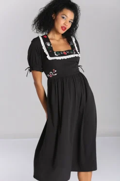 Hell Bunny Tessie Maxi Dress Black Outlet