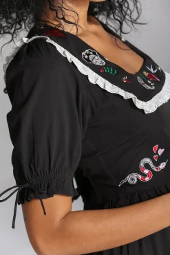 Hell Bunny Tessie Maxi Dress Black Outlet