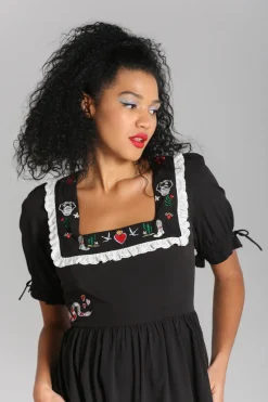 Hell Bunny Tessie Maxi Dress Black Outlet