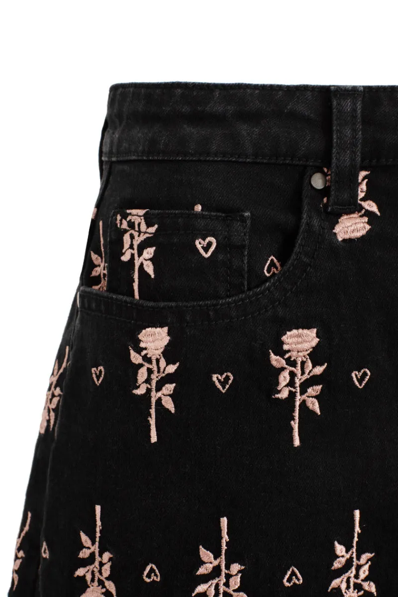 Hell Bunny The Lover Skirt Black Outlet