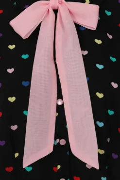 Hell Bunny True Love Blouse Black Outlet