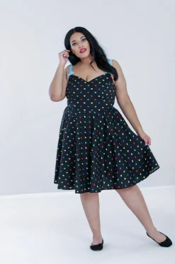 Hell Bunny True Love Mid Dress Black