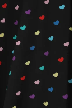 Hell Bunny True Love Mid Dress Black