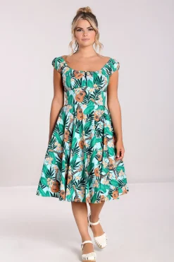 Hell Bunny Ukulele Dress Blue Sale