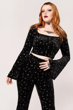 Hell Bunny Vela Top Black