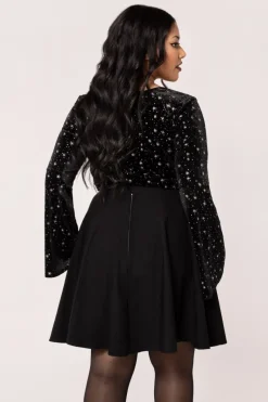 Hell Bunny Vela Top Black