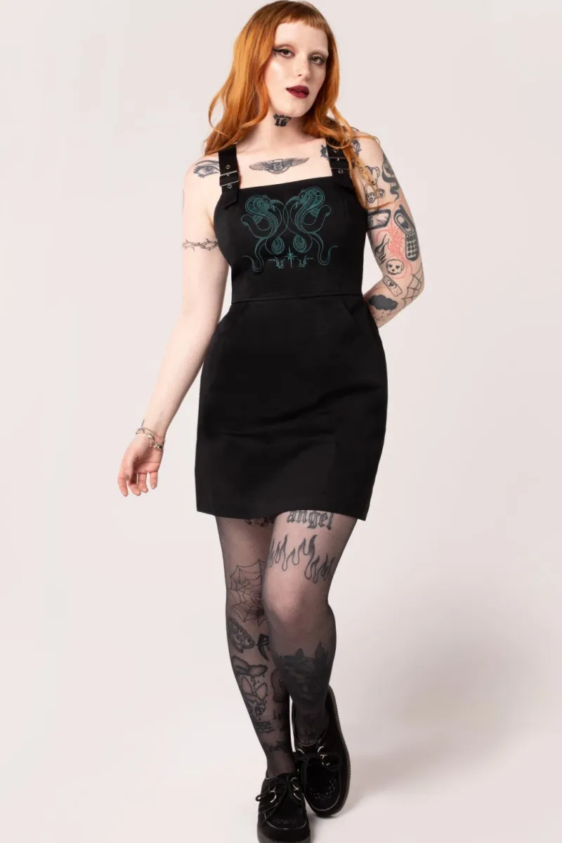 Hell Bunny Venom Mini Dress Black Discount