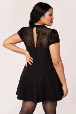 Hell Bunny Viola Dress Black New