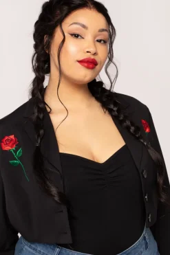 Hell Bunny Viva Maria Blazer Black