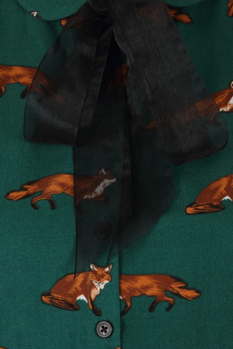 Hell Bunny Vixey Blouse New