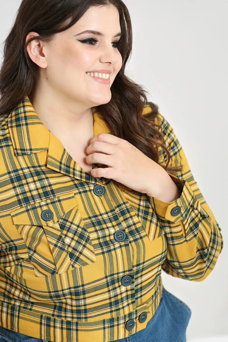 Hell Bunny Wither Jacket Mustard Best