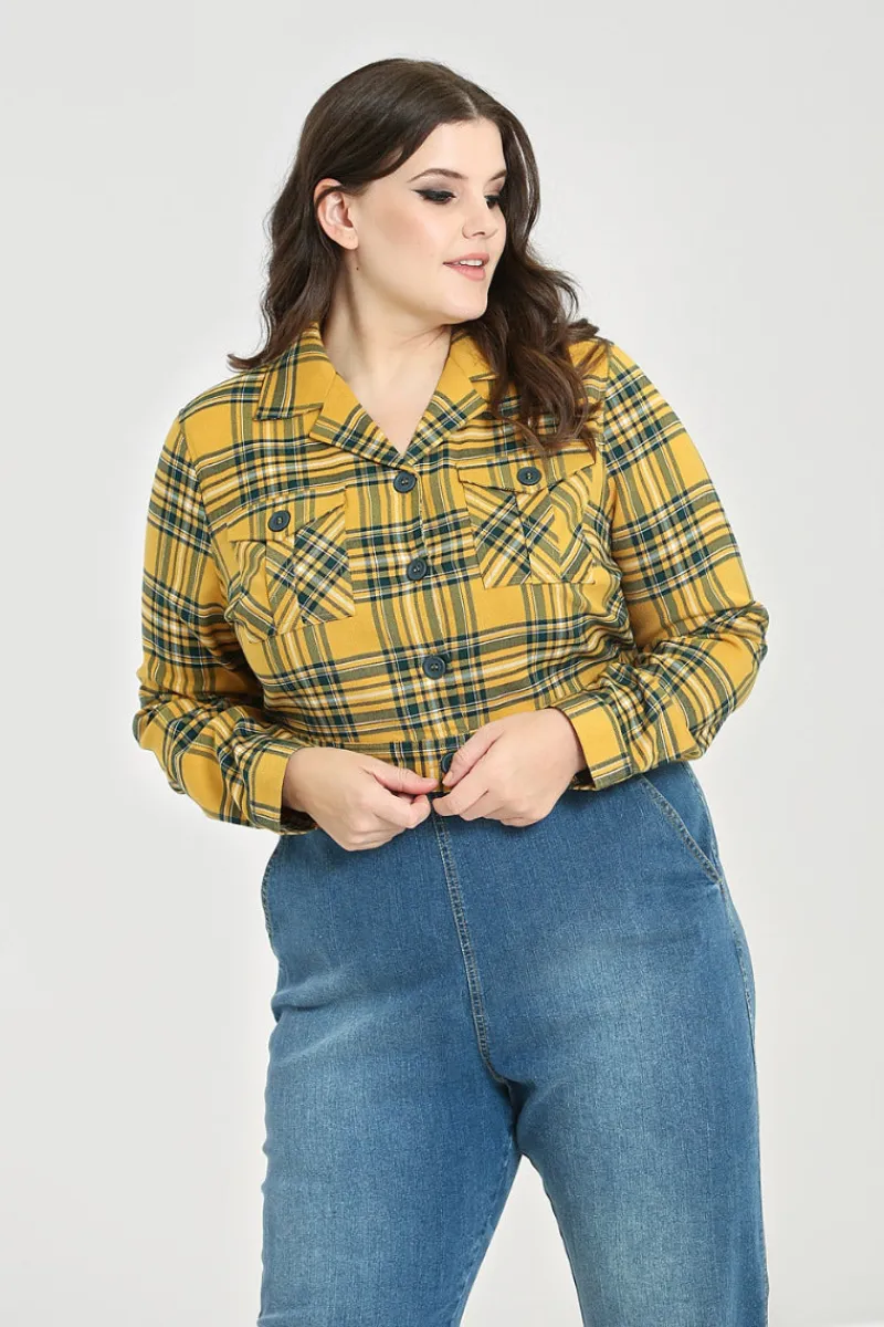 Hell Bunny Wither Jacket Mustard Best