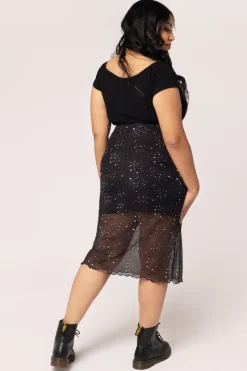Hell Bunny Zodiac Mesh Skirt Black Online