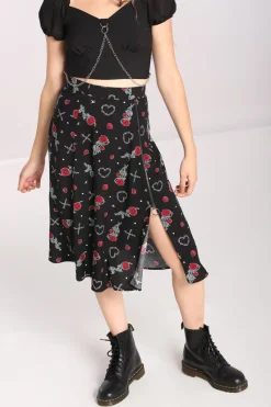 Hell Bunny Zoey Skirt Black Sale