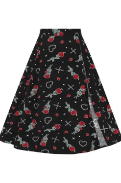 Hell Bunny Zoey Skirt Black Sale
