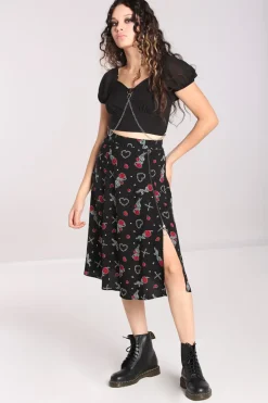 Hell Bunny Zoey Skirt Black Sale